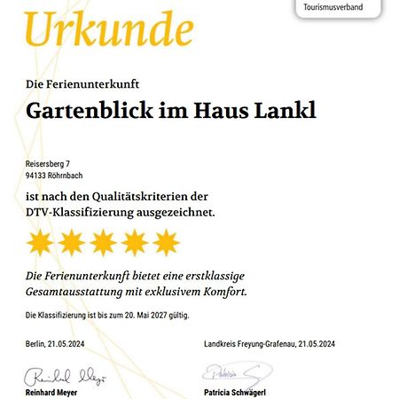 Ferienwohnung Lankl Im Bayerischen Wald Röhrnbach Exterior foto